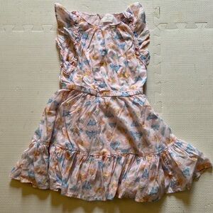 J Crew Crewcuts girls butterfly dress size 5